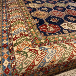 SUPER PAK KAZAK 100% WOOL PILE ALL OVER 12’ 3” X 15’ 3”