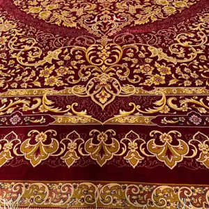 SUPER PERSIAN MACHINE MADE RED/GOLD 6’ 7” x 9’ 7” SKU# C18106
