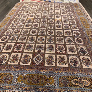 SUPER PERSIAN MACHINE MADE ORIENTAL RUG QUM 6’7”x9’7”