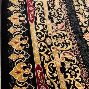 SUPER PERSIAN MACHINE MADE ORIENTAL RUG QUM 6’ 7” x 9’ 7”