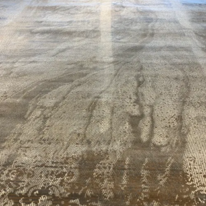 SUPER BAMBOO SILK LIGHT GREY/DARK BEIGE 8’ x 10’ SKU# 5986A L grey/D Beige