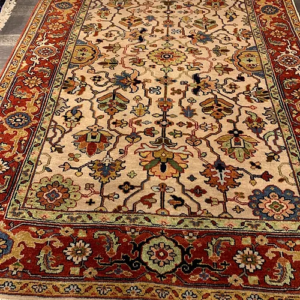 SUPER HAND KNOTTED INDI SERAPI WOOL 4’x 6’ SKU# c33122