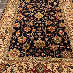 SUPER HAND KNOTTED WOOL ALLOVER DESIGN SERAPI RUG 3’ 11” x 5’ 10” SKU# C33118