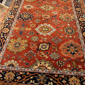 SUPER INDO SERAPI HAND KNOTTED WOOL ALLOVER 4’x 6’ SKU# C23124