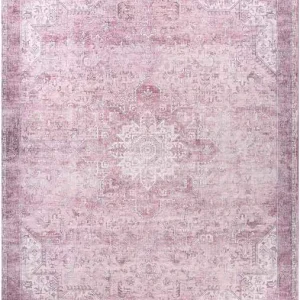 Nourison Washables NWB15 Pink Area Rug