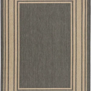 Horizon Indoor/Outdoor HOZ03 Charcoal Area Rug