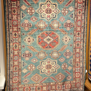 SUPER HAND KNOTTED KAZAK ORIENTAL RUG 4’ 10” x 7’ SKU # C23213