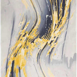 Prismatic PRS24 Grey/Gold Rug