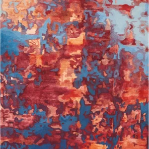 Prismatic PRS13 Blue/Flame Rug