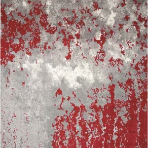Twilight TWI21 Grey/Red Rug